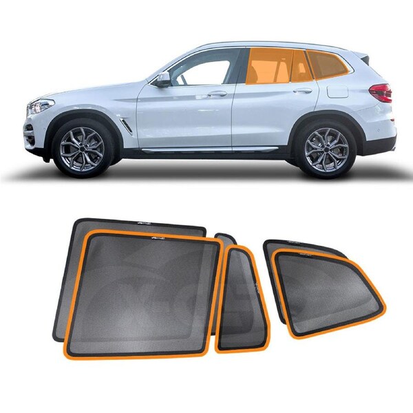 Rear Port Window Sun Shade for BMW X3 M F97 2017-2024 Car Sun Blind Mesh