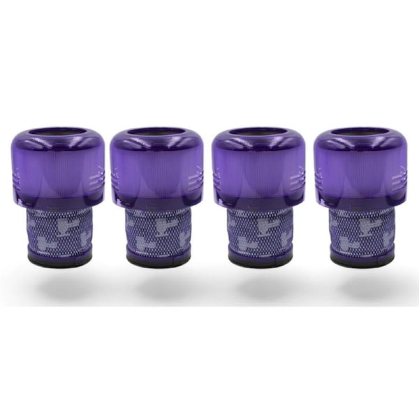 4 Pack Hepa Filter for All Dyson V11 SV14, SV15, SV17, SV28 Stick Vacuum Replacement