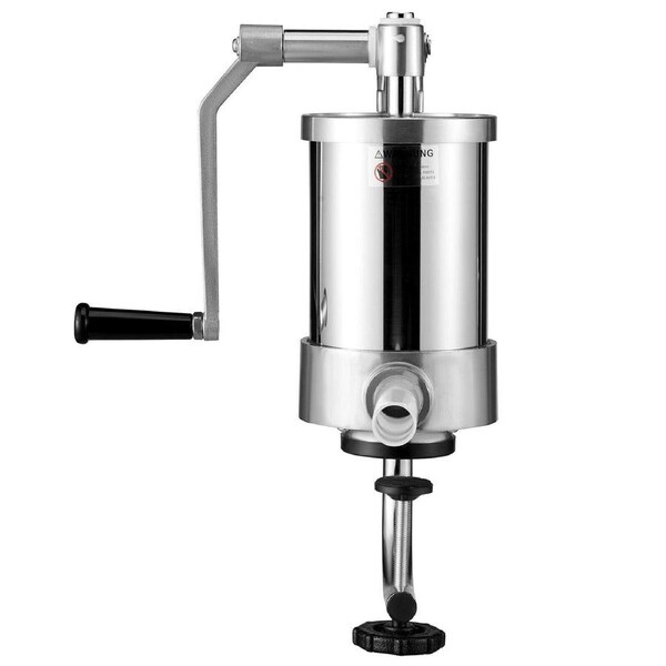 Sausage Stuffer 2.5LB 1.5L Homemade Meat Filler Machine Stainless Steel