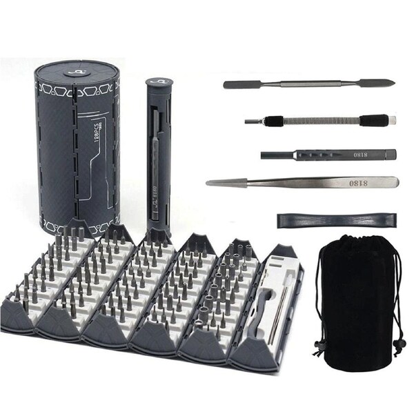 Precision Screwdriver Set Computer Watch Electronics Magnetic Repair Tool - 128pcs