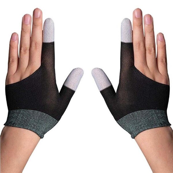 Games Gloves Highly Conductive Sensitive Touch Control Gloves Breathable - 2pcs