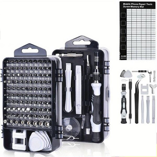 Screwdriver Set Computer PC Phone Watch Repair Tool Kit - 122 In 1