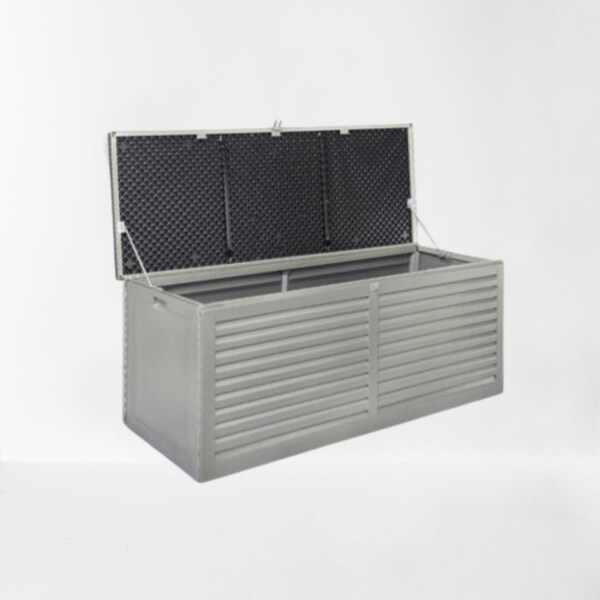 Grey 490L Outdoor Storage Box Bench