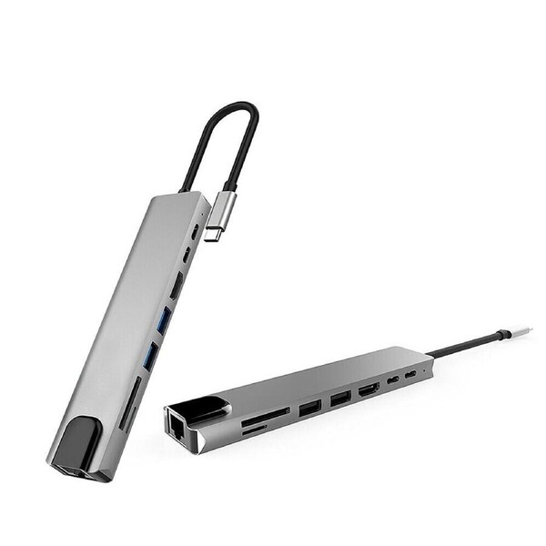 For MacBook Pro USB C Hub Multiport Adapter 4K HDMI