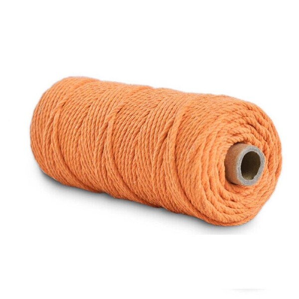 Orange Cotton Twisted Cord