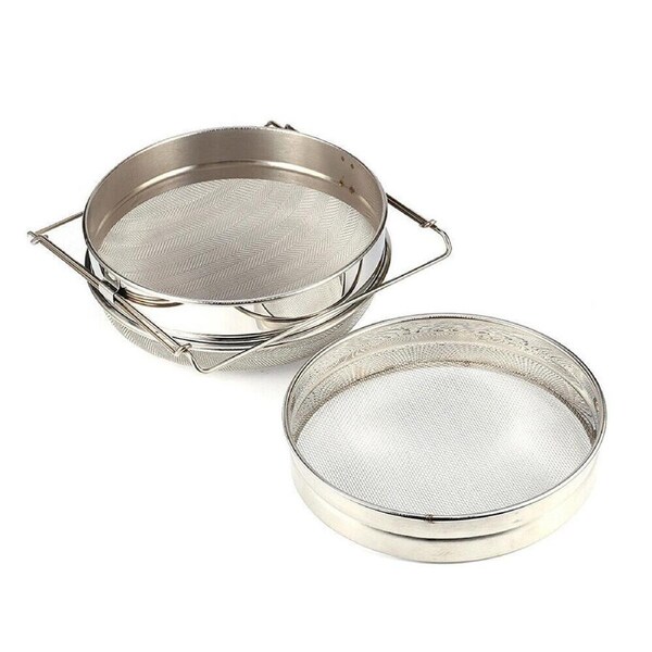 Stainless Steel Double Sieve Honey Strainer Kit