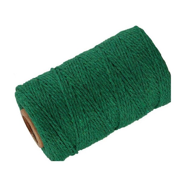 Green Cotton Twisted Cord