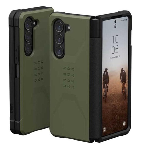 Urban Armor Gear Civilian Series Case (Suits Galaxy Z Fold 5) – Olive