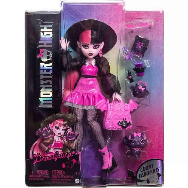 Monster High Draculaura Doll with Pet and Accessories