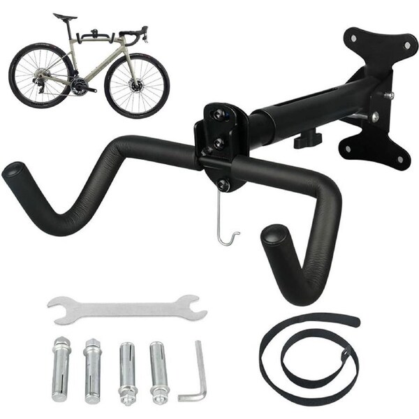 Horizontal Wall Mount Bike Storage for Garage or Home