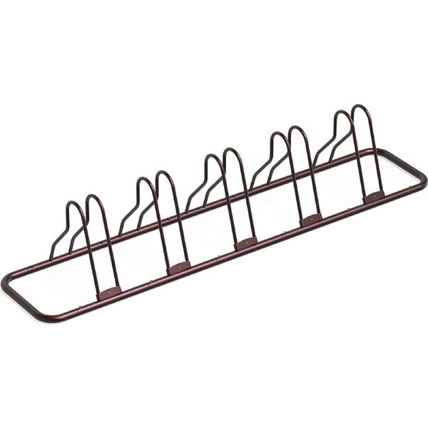 5 Adjustable Bike Rack Bicycle Floor Parking Stand Bronze