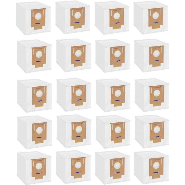 20 Pack Dust Bags for Deebot T8, T9, N8 Series Vacuum Cleaners - Compatible with Yeedi K781+