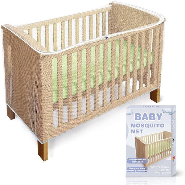 Baby Bed Mosquito Net - Canopy Insect Protection for Travel Cot