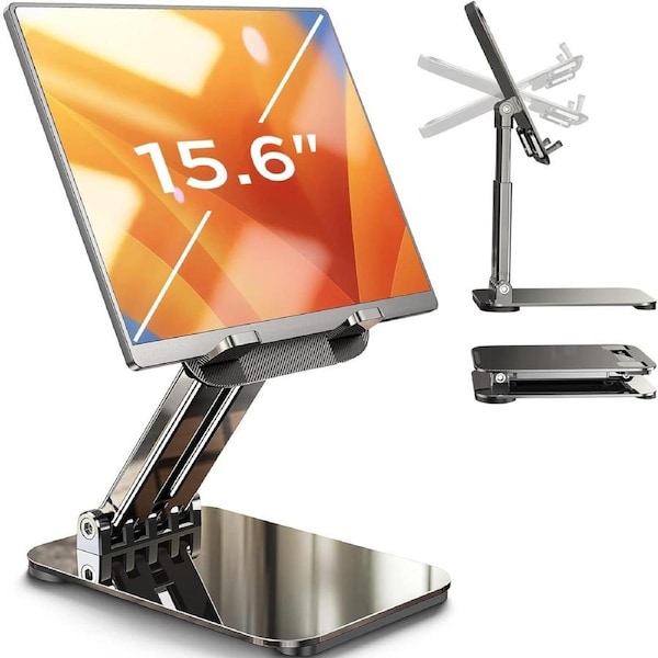 iPad Stand Holder Adjustable Tablet Stand for Desk Portable Monitor Stand Tablet Holder