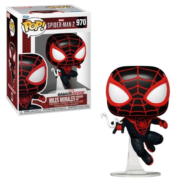 Marvel Gamerverse Spider-Man 2 Miles Morales Upgraded Suit Funko POP! Vinyl