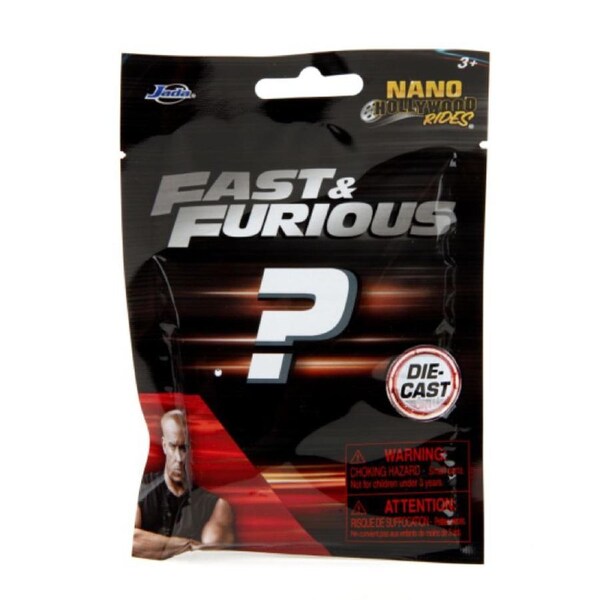 Jada Toys Nano Metalfigs Fast and Furious Nano Hollywood Rides Blind Bag