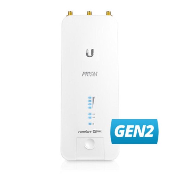 Ubiquiti Rocket AC Prism Gen2 5GHz Radio with speeds up to 450+Mbps, 50+ Client Capacity, Integrated GPS sync, Incl 2Yr Warr