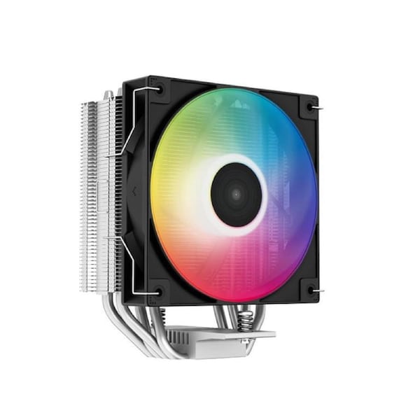 DeepCool AG400 LED CPU Cooler 4 Heat Pipes, 6 Colour LED, 120mm PWM Fan, Intel LGA1700/1200/1151/1150/1155 AMD AM5/AM4