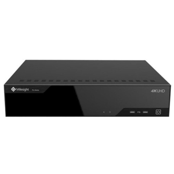 Milesight 64 Channel 8*10TB Storage Multi-video Output Decode up to 4-CH 4K UHD & 16-CH 1080P ANR RAID N+1 Hot Spare Versatile Interfaces