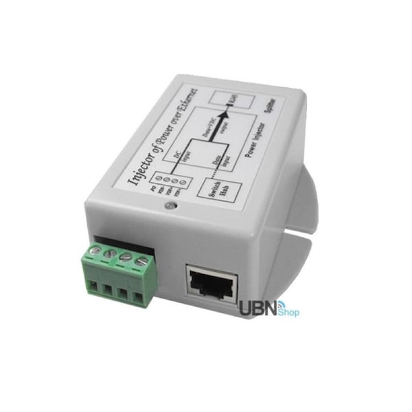Tycon Power TP-DCDC-1224G, 9-36VDC Input, 24V Passive Gigabit PoE Output, 20W, High Temperature Operation