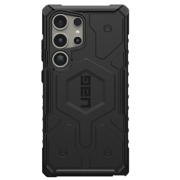 UAG Pathfinder Pro Magnetic Samsung Galaxy S24 Ultra 5G (6.8') Case - Black (214424114040), 18ft. Drop Protection (5.4M), Raised Screen Surround