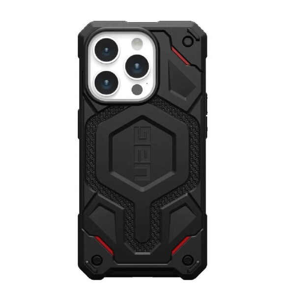 UAG Monarch Pro MagSafe Apple iPhone 15 Pro (6.1') Case - Black (114221113940), 25ft. Drop Protection(7.6M),5 Layers of Protection