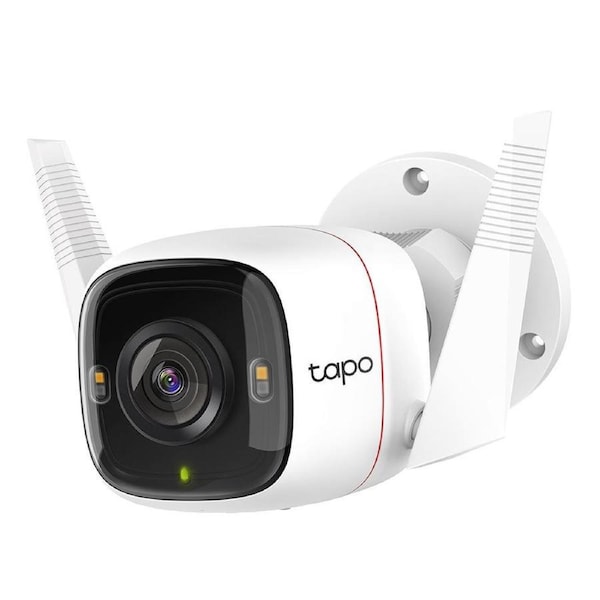 TP-Link Tapo C320WS Outdoor Security Wi-Fi Camera, H.264, 2-Way Audio, Night Vision, Motion Detect, Voice Control, Weatherproof, Sound