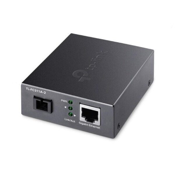 TP-Link TL-FC311A-2 Gigabit WDM Media Converter - IEEE 802.3u 1550nm 2KM (Compatible with TL-FC311B-2)