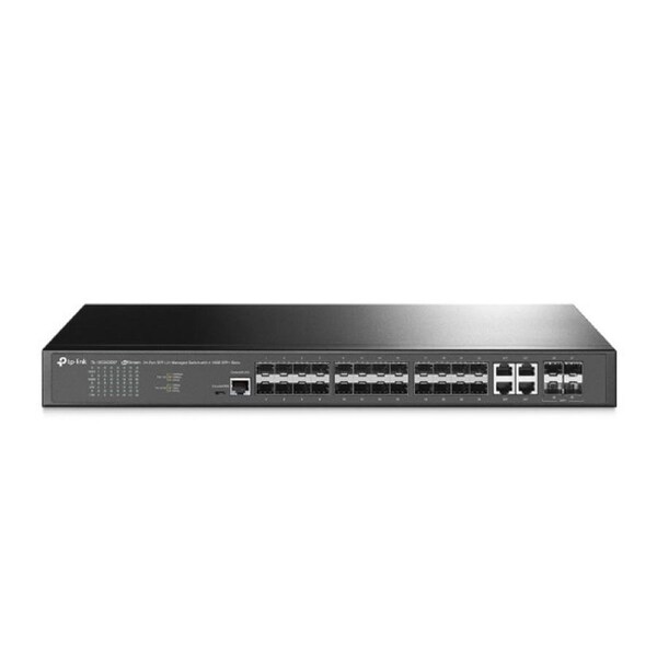 TP-Link TL-SG3428XF JetStream 24-Port SFP L2+ Managed Switch with 4 10GE SFP+ Slots Omada