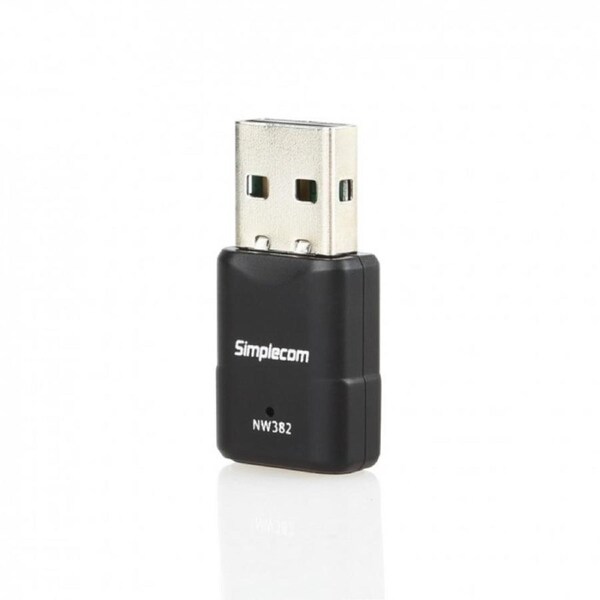 Simplecom NW382 Mini Wireless N USB WiFi Adapter 802.11n 300Mbps