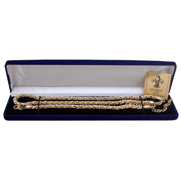Lys Bleu Golden Ropes Necklace & Bracelet Set