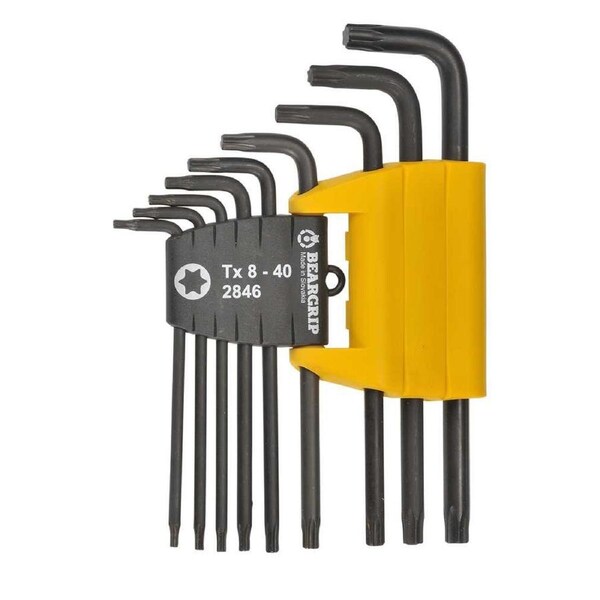 Beargrip Hex Key Swing Set 9 piece Torx T8-T40 BG-2846