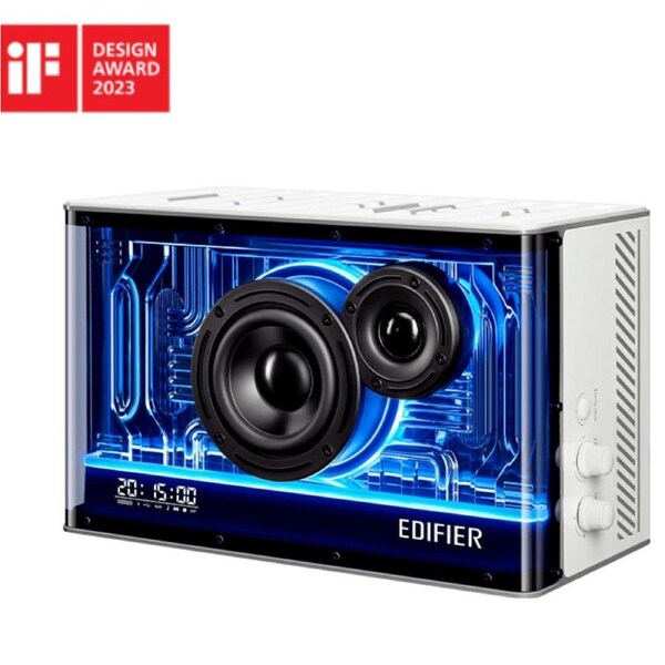 Edifier QD35 Tabletop Bluetooth Speaker with GaN charger - White