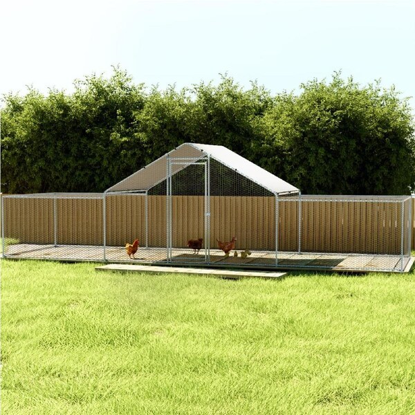 7mx2mx2m i.Pet Chicken Coop Cage Run Rabbit Hutch Large Walk In Hen House Cover