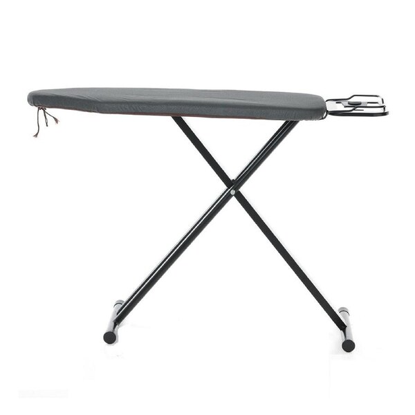 Dolphy Adjustable Folding Ironing Board 112x38cm - Height Adjustable, Metal Frame, Heat-Resistant Iron Rest, Portable Iron Press Stand