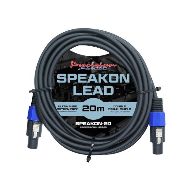 Speakon to Speakon Cable Amp Mixer Speaker 20m SPEAKON20