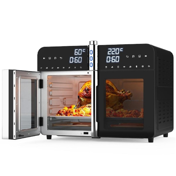 Advwin 40L Air Fryer Oven, Toaster Rotary Convection Oven, 2800W Electric Benchtop Ovens Countertop Oven