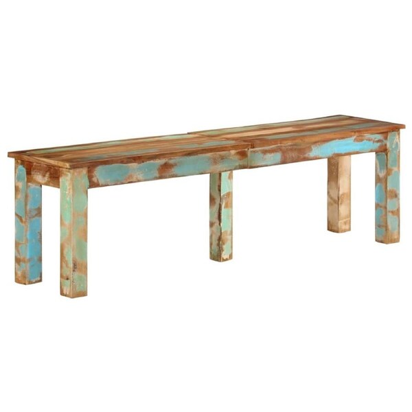 Bench 160x35x46 cm Solid Reclaimed Wood vidaXL