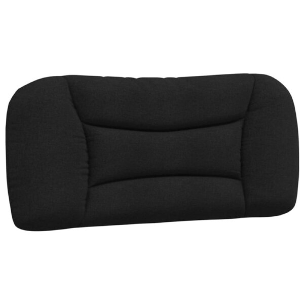 Headboard Cushion "Hvar" Black 90 cm Fabric vidaXL