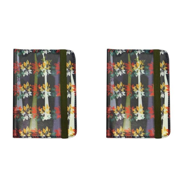 2x Lantern Studios Botanica Travel Passport Holder Safety Carry Cover Protector