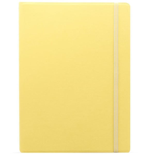 Filofax Pastels A4 Size Notebook Ruled Paper Writing Office Stationery Lemon