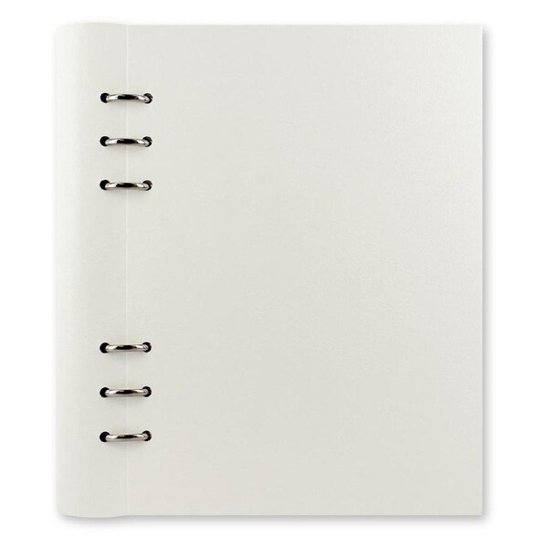 Filofax Classic A5 Clipbook Notebook Organiser Writing Office Stationery WHT