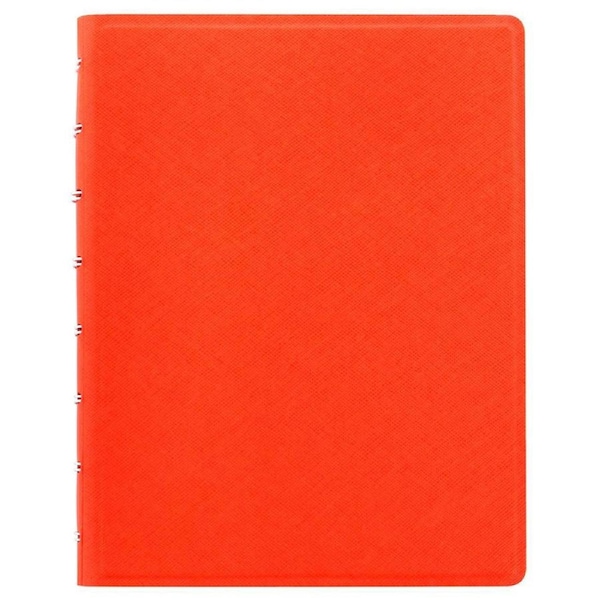 Filofax A5 Saffiano Notebook Journal Diary Writing Stationery Bright Orange