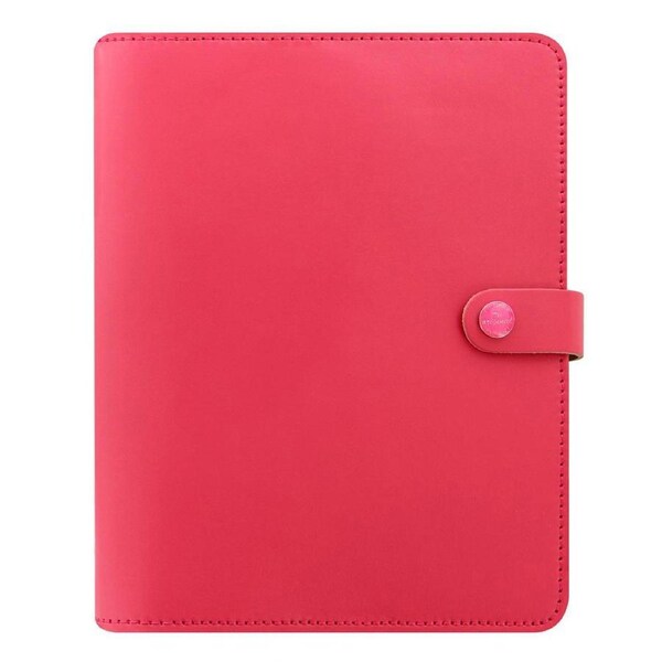 Filofax A5 The Original Personal Organiser Binder Diary Log Stationery Coral