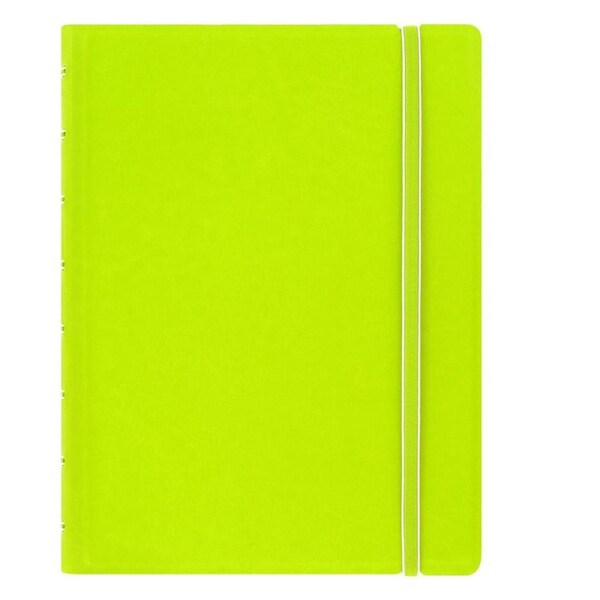 Filofax Classic A5 Notebook Ruled Pages Leather-Look Writing Stationery Pear