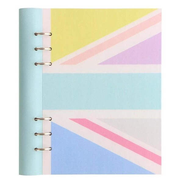 Filofax A5 Jack Clipbook Personal Organiser Writing Diary Stationery Pastel