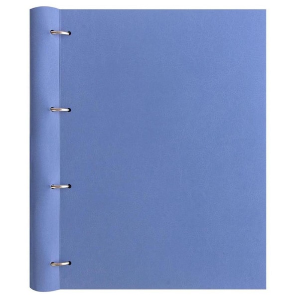 Filofax Classic Pastels A4 Sz Clipbook Organiser Binder Stationery Vista Blue