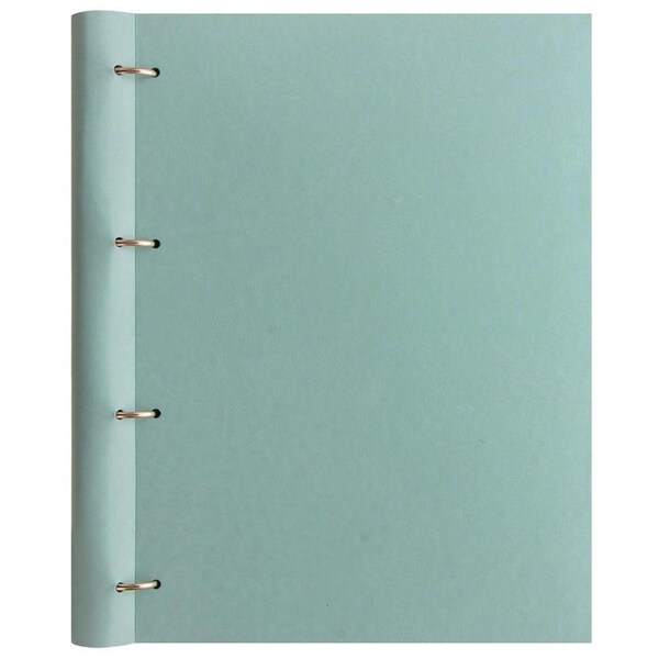 Filofax Classic Pastels A4 Size Clipbook Organiser Binder Stationery Duck Egg