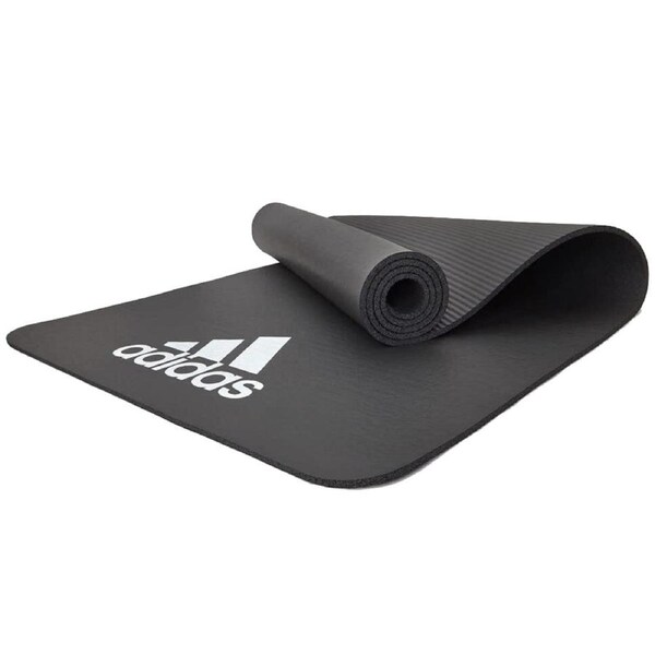 Adidas Fitness Mat 7mm Exercise Training Floor Gym Yoga Judo Pilates - Grey