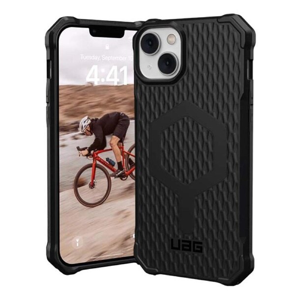 Urban Armor Gear Essential Armor Compatible with MagSafe Case (Suits iPhone 14 Plus) - Black